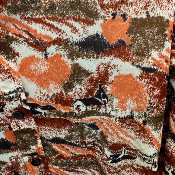 Vintage/Retro Polyester Button Down - Picture 6 of 6